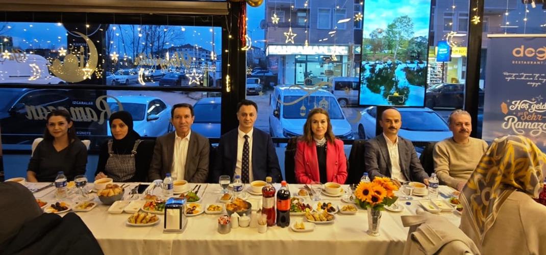 Bartın İl Tarım ve Orman Müdürlüğü personeli iftar programında bir araya geldi