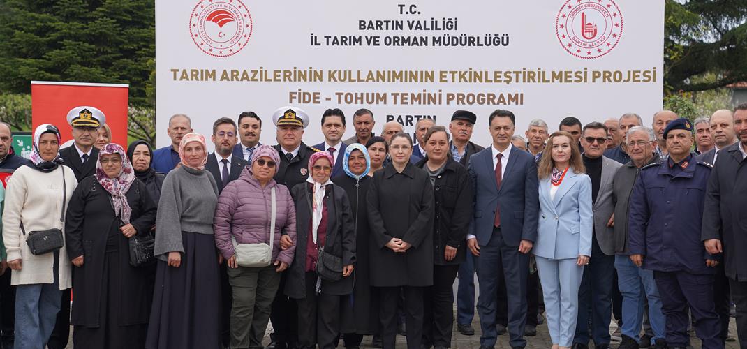 TAKE Projeleri Kapsamında Bartın'da Fide ve Tohum Dağıtımı Gerçekleştirildi
